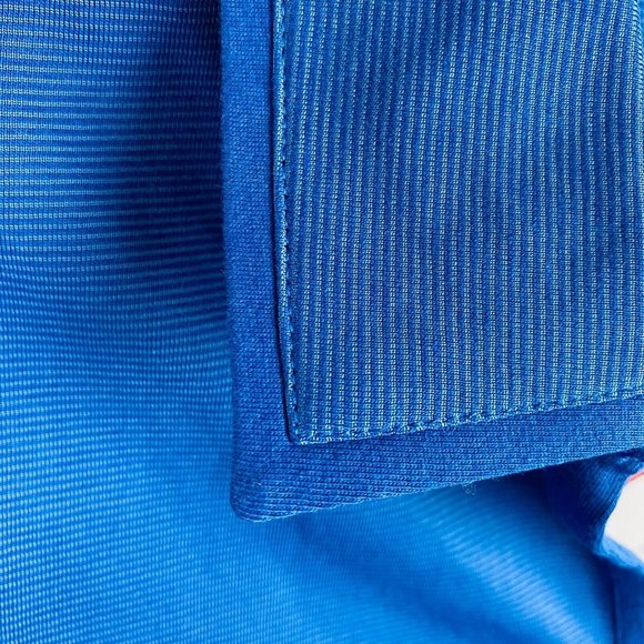 Cutter & Buck CB Dry Tec Womens Medium M Blue Polo Shirt Shell Rotella New - Picture 6 of 12